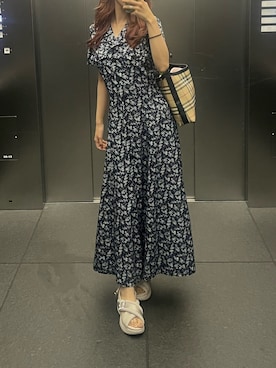 「アイテム（サンダル）」を使った、strawberryさん（レディース・160cm）の夏コーディネート