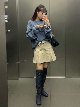 「REDYAZEL（レディアゼル）のアイテム」を使った、strawberryさん（レディース・160cm）の冬コーディネート