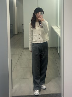 「グレーパンツ」｜strawberryさん（レディース・160cm）の秋コーディネート