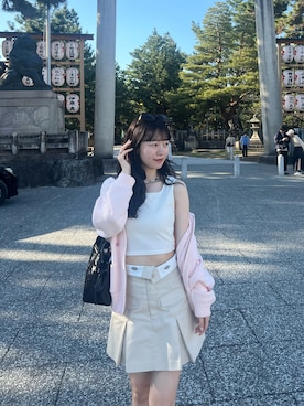 「COACH（コーチ）のアイテム」を使った、strawberryさん（レディース・160cm）の春コーディネート