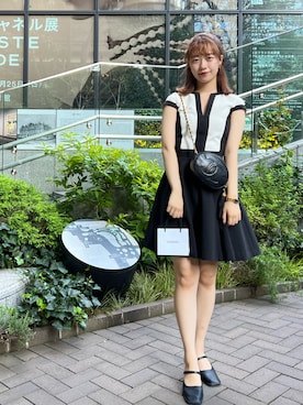 「chanel」｜「アイテム（アナログ腕時計）」を使った、strawberryさん（レディース・160cm）の夏コーディネート