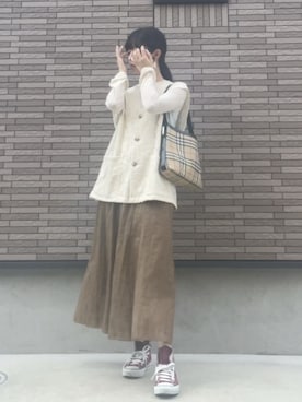 「ハイカットスニーカー」｜strawberryさん（レディース・160cm・20代）の秋コーディネート