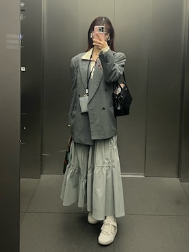 「アイテム（ジャージ）」を使った、strawberryさん（レディース・160cm）の秋コーディネート