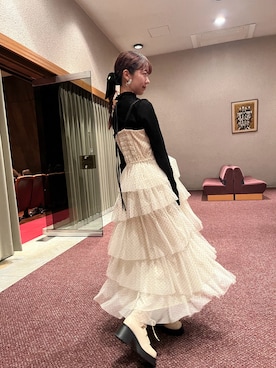 「アイテム（ワンピース/ドレス）」を使った、strawberryさん（レディース・160cm）の秋コーディネート