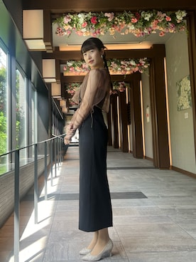 「DIANA（ダイアナ）のアイテム」を使った、strawberryさん（レディース・160cm）の春コーディネート