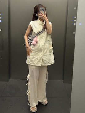 「FREAK’Ｓ STORE」｜strawberryさん（レディース・160cm）の夏コーディネート