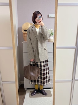 「studio CLIP（スタディオクリップ）のアイテム」を使った、はるはるさん（レディース・158cm）の冬コーディネート