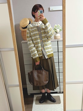 「アイテム（ドレスシューズ）」を使った、はるはるさん（レディース・158cm）の秋コーディネート