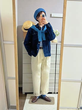 「LAKOLE（ラコレ）のアイテム」を使った、はるはるさん（レディース・158cm）の秋コーディネート