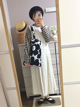 「studio CLIP（スタディオクリップ）のアイテム」を使った、はるはるさん（レディース・158cm）の秋コーディネート