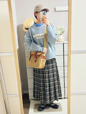 「BEAMS（ビームス）のアイテム」を使った、はるはるさん（レディース・158cm）の秋コーディネート