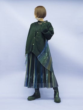 「iS ScoLar（イズスカラー）のアイテム」を使った、ULALAさん（レディース・165cm）の冬コーディネート