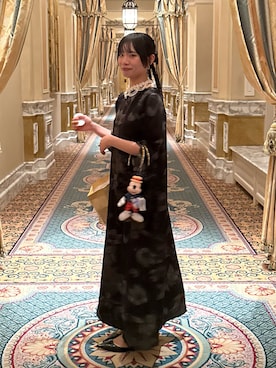 「Ezick（エジック）のアイテム」を使った、R I K Oさん（レディース・161cm）の冬コーディネート