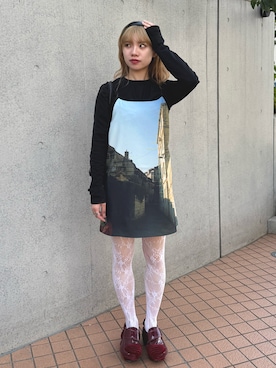 「grounds（グラウンズ）のアイテム」を使った、R I K Oさん（レディース・161cm）の春コーディネート