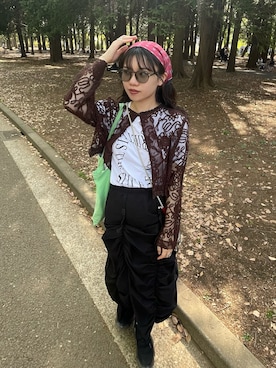 R I K Oさん（レディース・161cm）の夏コーディネート