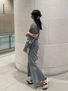 R I K Oさん（レディース・161cm）の夏コーディネート