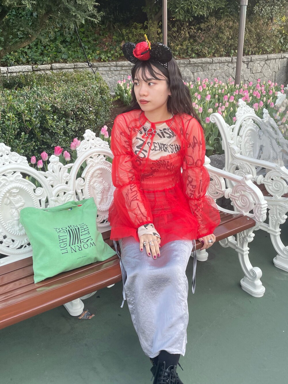MAISON SPECIAL サテンシャーリングタイトスカート MAISON SPECIAL(メゾンスペシャル)｜Satin Shirring Tight Skirt