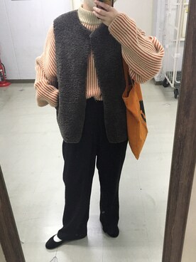 「Amiur（エミレ）のアイテム（その他アウター）」を使った、oiさん（レディース・159cm）の春コーディネート
