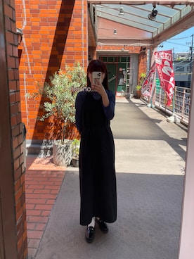 「アイテム（ワンピース/ドレス）」を使った、sachiさん（レディース・163cm・20代）の秋コーディネート