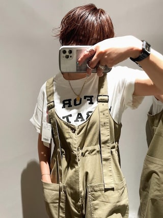 ⭐︎RED CHOP WORKSコットンリネンステッチサロペット⭐︎canal⭐︎ ⭐︎RED CHOP WORKSコットンリネンステッチサロペット⭐︎canal⭐︎