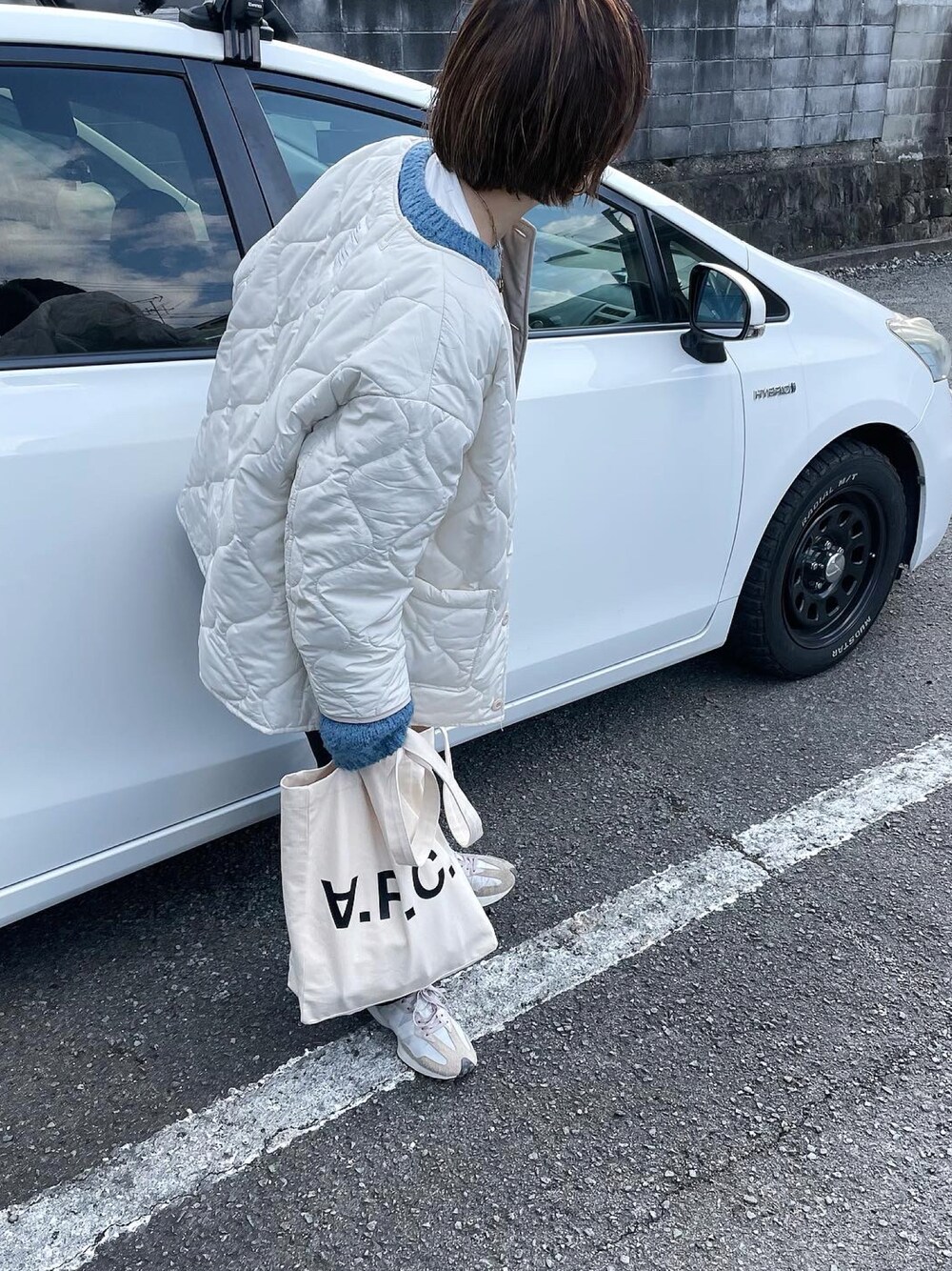 CANAL JEAN via j(ヴィアジェイ) クルーネックリングニット CANAL JEAN（キャナルジーン）の「via j(ヴィアジェイ) クルーネック