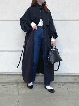 「マルジェラ」｜「アイテム（その他）」を使った、sakiさん（レディース・159cm）の冬コーディネート