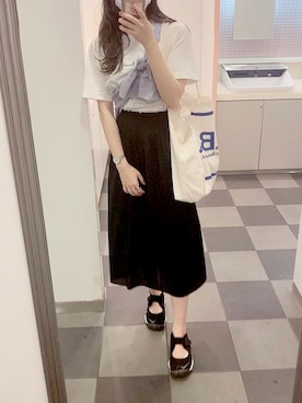「たすき掛け」｜「アイテム（その他）」を使った、sakiさん（レディース・159cm）の夏コーディネート