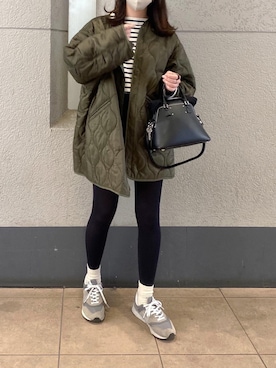 「セントジェームス」｜「アイテム（その他）」を使った、sakiさん（レディース・159cm）の冬コーディネート