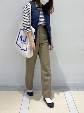 「セントジェームス」｜「アイテム（その他）」を使った、sakiさん（レディース・159cm）の秋コーディネート