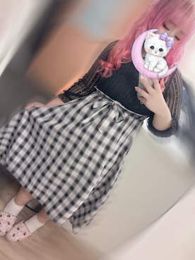 「axes femme（アクシーズファム）のアイテム（ワンピース）」を使った、Tempakuさん（レディース・150cm）の秋コーディネート