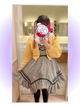 「axes femme（アクシーズファム）のアイテム（ワンピース/ドレス）」を使った、Tempakuさん（レディース・150cm）の冬コーディネート