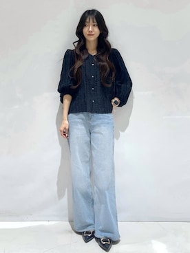 「SOUP（スープ）のアイテム（トップス）」を使った、Kさん（レディース・162cm）の春コーディネート