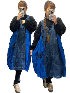 「garcon la raison（ギャルソン・ラ・レゾン）のアイテム」を使った、♡indigolovE♡さん（レディース・152cm）の冬コーディネート
