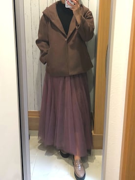 「31 Sons de mode（トランテアン　ソン　ドゥ　モード）のアイテム（ジャケット/アウター）」を使った、♡indigolovE♡さん（レディース・152cm）の春コーディネート