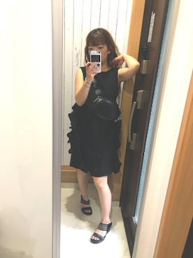 「SKECHERS（スケッチャーズ）のアイテム（サンダル）」を使った、♡indigolovE♡さん（レディース・152cm）の夏コーディネート