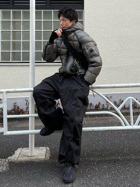 「アイテム（ダウンジャケット/コート）」を使った、Genyaさん（メンズ・178cm・20代）の冬コーディネート