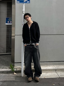 「アイテム（ブーツ）」を使った、Genyaさん（メンズ・178cm・20代）の秋コーディネート