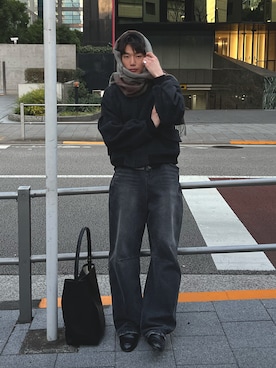 「COS（コス）のアイテム」を使った、Genyaさん（メンズ・178cm）の冬コーディネート