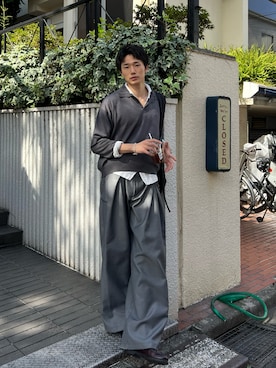 Genyaさん（骨格ナチュラル・メンズ・178cm）の秋コーディネート