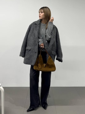 「アイテム（テーラードジャケット）」を使った、maiさん（レディース・161cm・30代）の冬コーディネート