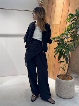 「BABYLONE（バビロン）のアイテム（ジャケット/アウター）」を使った、maiさん（レディース・161cm）の春コーディネート