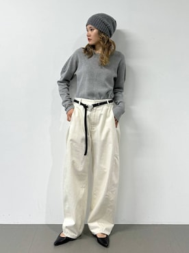 「WANDERUNG（ワンデルング）のアイテム」を使った、maiさん（レディース・161cm）の冬コーディネート