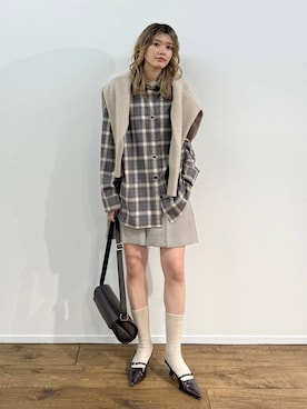 maiさん（レディース・161cm）の冬コーディネート