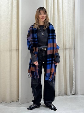 「TWEED MILL（ツイードミル）のアイテム」を使った、maiさん（レディース・161cm）の秋コーディネート