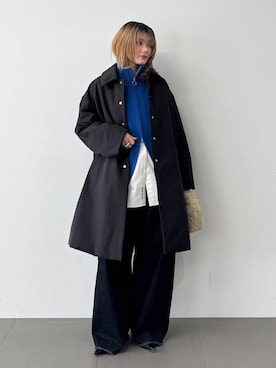 「アイテム（ナイロンジャケット）」を使った、maiさん（レディース・161cm・30代）の冬コーディネート