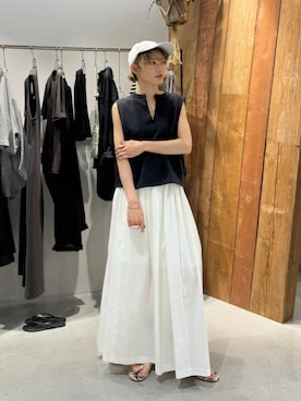 「TKEES（ティキーズ）のアイテム」を使った、maiさん（レディース・161cm）の夏コーディネート