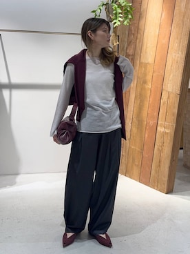 「HENRI EN VARGO（ヘンリエンヴァーゴ）のアイテム」を使った、maiさん（レディース・161cm）の秋コーディネート