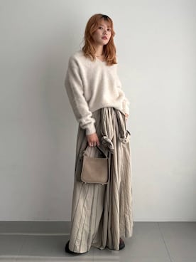 「アイテム（シャツワンピース）」を使った、maiさん（レディース・161cm）の秋コーディネート