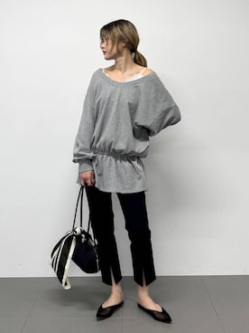 「ADD CULUMN（アドカラム）のアイテム」を使った、maiさん（レディース・161cm）の春コーディネート