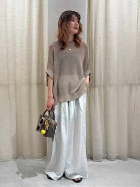 「NICOLAS LAINAS（ニコラスライナス）のアイテム」を使った、maiさん（レディース・161cm）の夏コーディネート